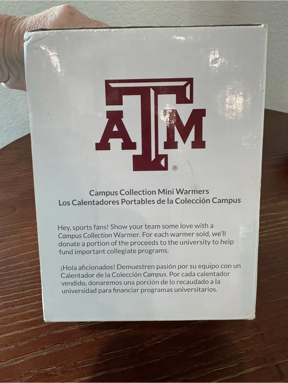 Scentsy Texas A&M Aggies Maroon Plug-In Warmer with Box - Picture 8 of 9